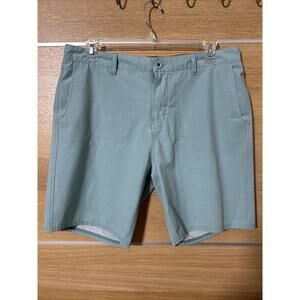 Salty Dog Men’s Sz 34 Microfiber Shorts - Color = Bluish green beach surfer